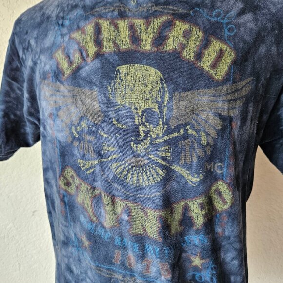 Lynyrd Skynyrd Anvil 2000s Y2K Reprint Short Sleeve Crew Neck TShirt Rock Band L - Picture 2 of 6